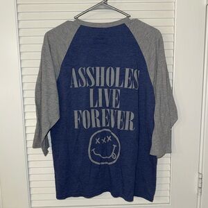 Good die young assh*les live forever T-shirt men’s medium women’s large
